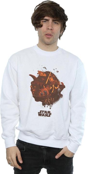 Produktbild Star Wars Yoda Montage Sweatshirt (4XL)