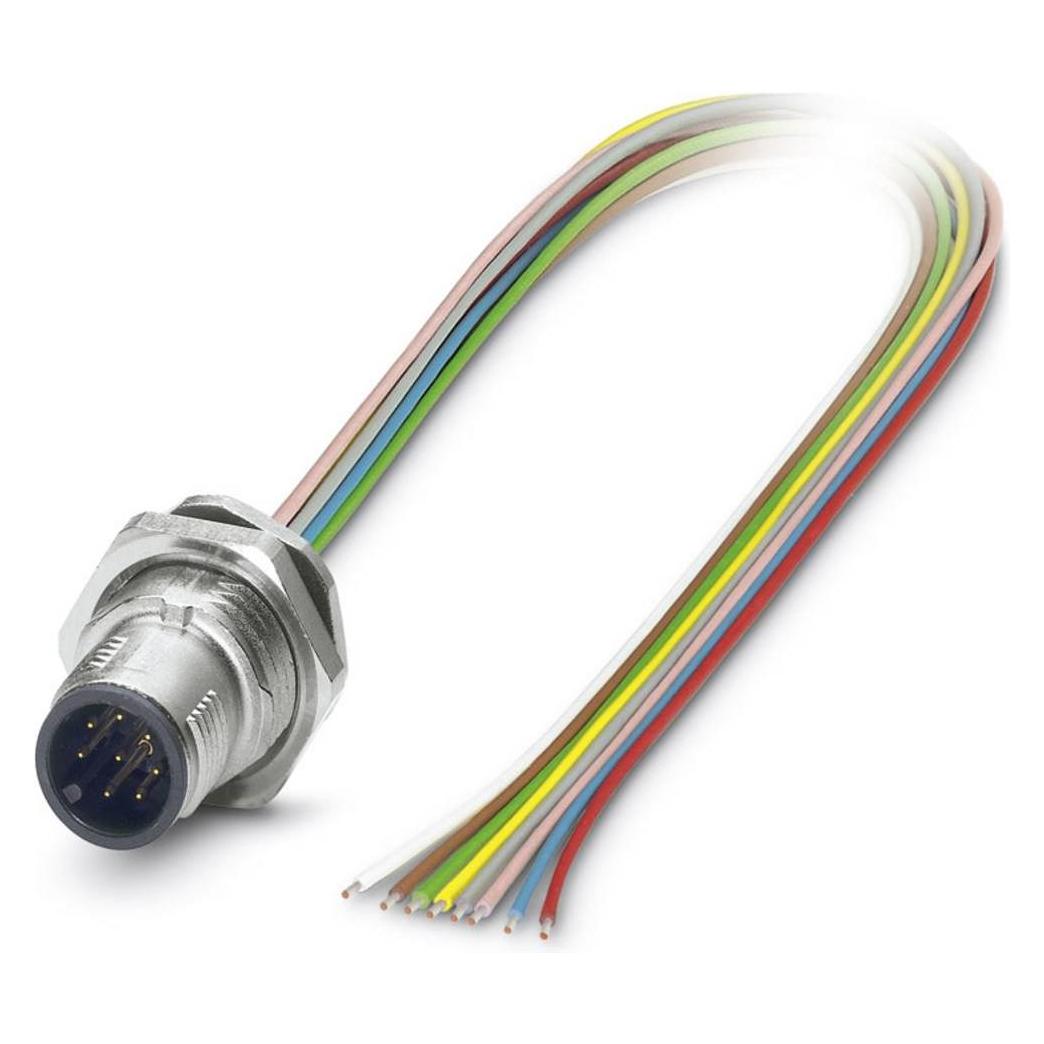 Phoenix Contact Sensor-/Aktor-Einbausteckverbi, Elektronikkabel + Stecker, Silber