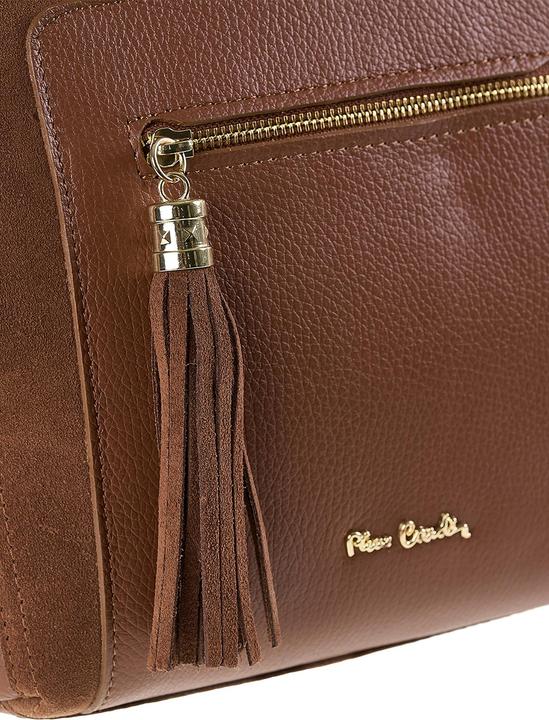 Immagine prodotto Pierre Cardin Damen Handtasche Made In Italy - Modell Silvana Pro - 100% Leder - 40.0 X 26.0 X 17.0 Cm