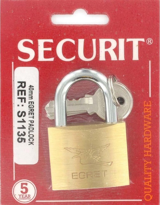 Produktbild Securit Egret Zylinder Action Vorhängeschloss