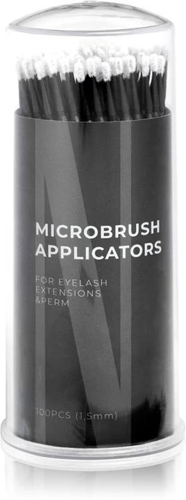 Actual product image NoName Microbrush Applicators 100 Pieces Eyelash Microbrushes Disposable Eyelash Applicators Micro (Eyelashes applicator)