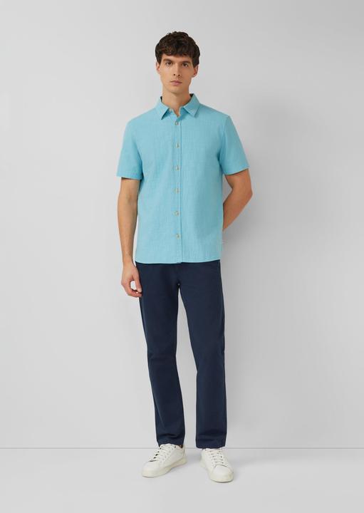 Immagine prodotto s.Oliver Regular Fit: Strukturiertes Kurzarmhemd aus Baumwolle (S)