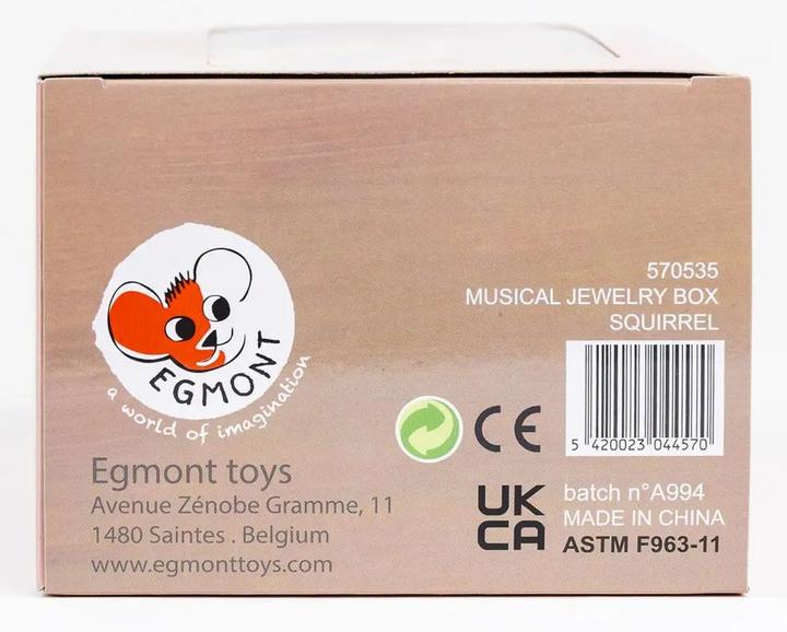 Produktbild Egmont Musik Schmuckkästchen Eichhörnchen