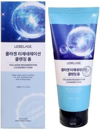 Actual product image Lebelage Collagen Regeneration Deep Cleansing Hydrating Foam Face Wash 180ml (Cleansing Foam, 180 ml)