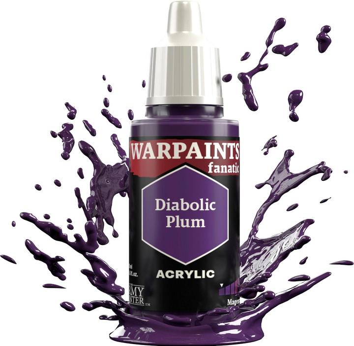 Actual product image The Army Painter Colour Warpaints Fanatic: Diabolic Plum 18 ml