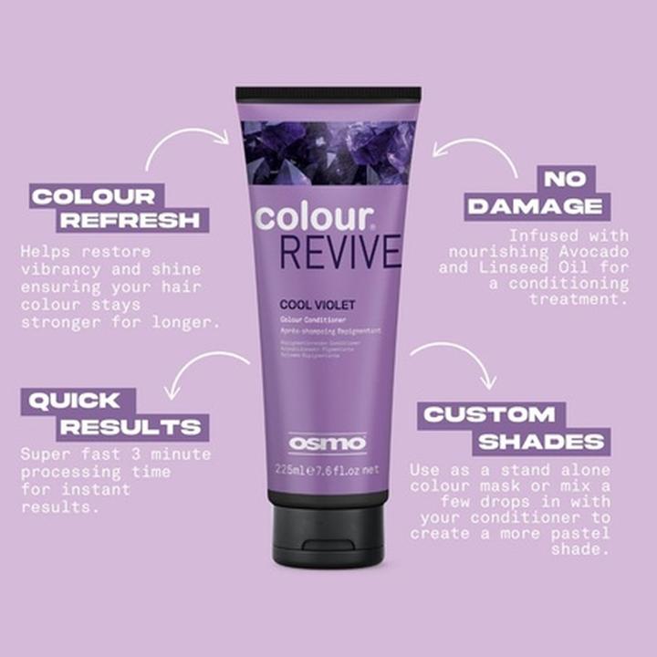 Actual product image Osmo Color Revive Cool Violet Conditioning Toning Mask Vegan