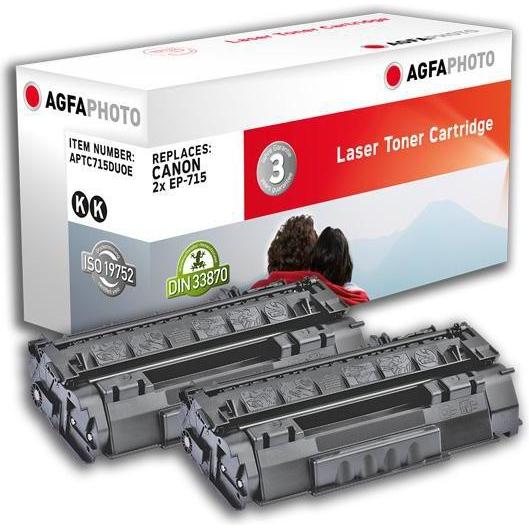 AGFAPHOTO, Toner, Toner 2x Black (BK)