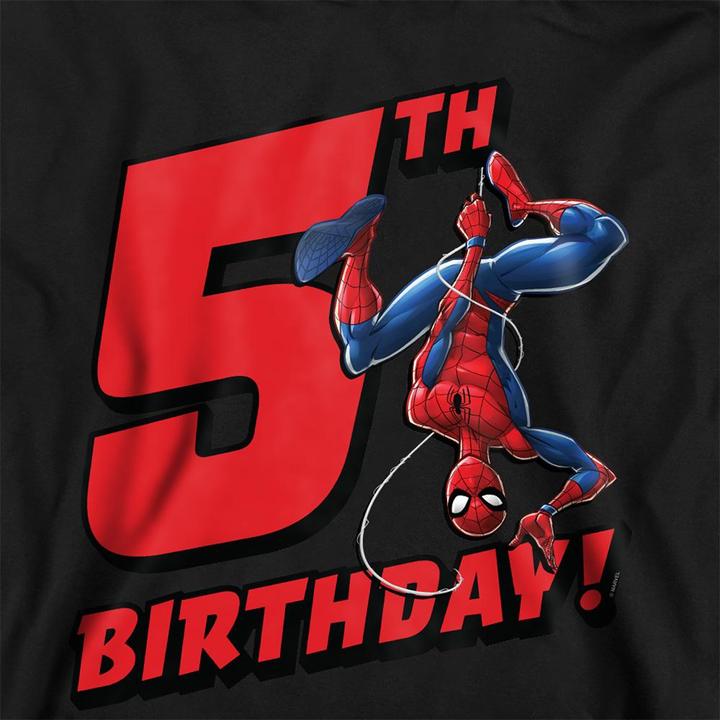 Produktbild Spiderman Kapuzenpullover Zum Überziehen meliert 5. Geburtstag (128)