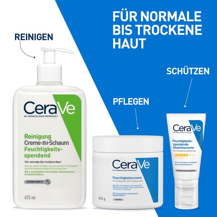 Produktbild CeraVe Creme-zu-Schaum Reinigung (Reinigungsschaum, 473 ml)