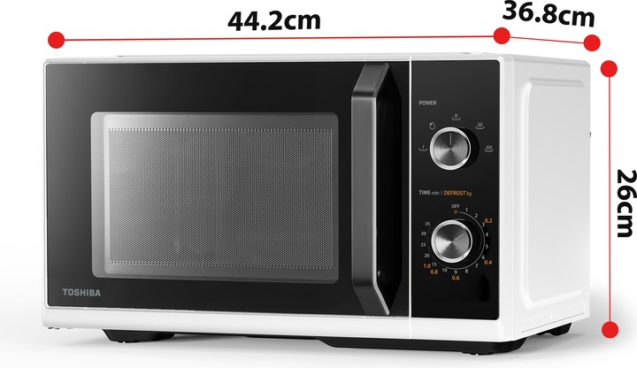 Actual product image Toshiba Solo microwave (20 l)