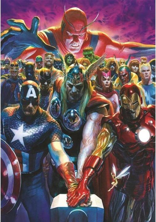 Actual product image Clementoni - Marvel The Avengers Avengers-1000 Pieces, Poster Included, Superhero Puzzle, Fun for Ad (1000 pieces)