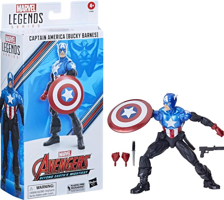 Image du produit Hasbro Avengers : Beyond Earth's Mightiest Marvel Legends figurine Captain America (Bucky Barnes) 15 cm