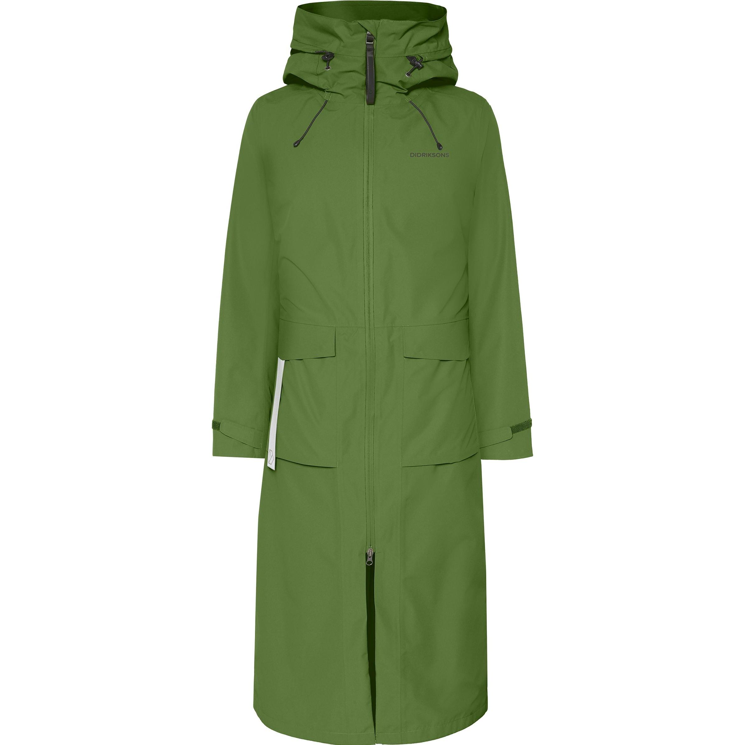 Didriksons, Damen, Jacke, Women's Nadja Parka 4 (40, L), Grün, 40, L