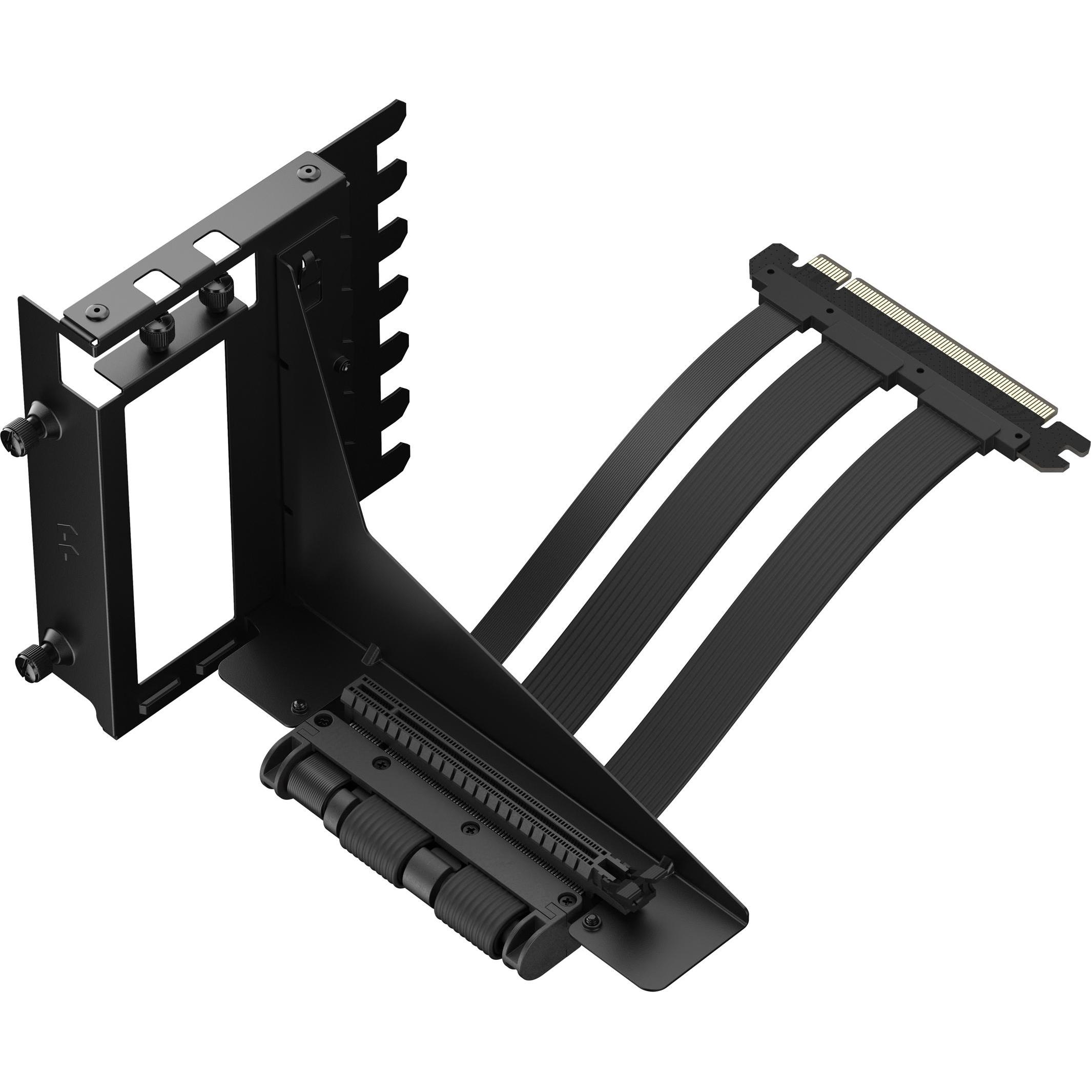 Fractal Geh Flex 2 PCIe 4.0 Bracket Kit Black, PC Gehäuse Zubehör