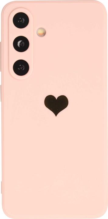 Actual product image PhoneLook Cover Silicone Mat Heart gold (Samsung Galaxy S24+)
