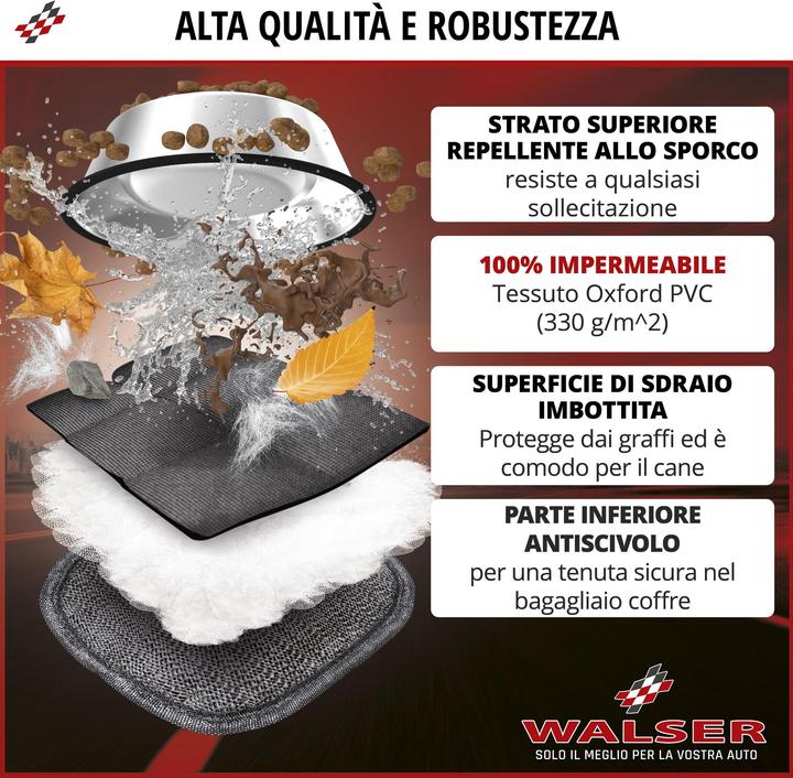 Produktbild Walser Kofferraumdecke Bello, 3in1 Kofferraum-Matte mit Ladekantenschutz und Organizer