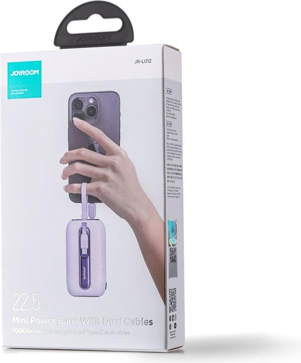 Produktbild Joyroom Colorful Series (10000 mAh, 22.50 W, 37 Wh)