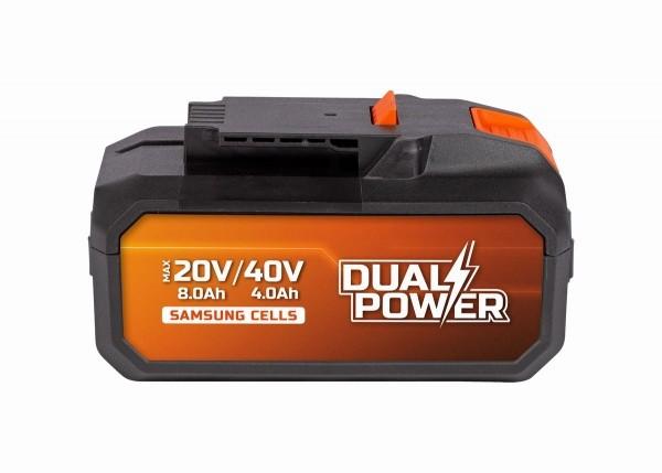 Produktbild Powerplus Dual Power Akku 2x20V 8.0/4.0Ah (20V & 40V Geräte) (20 V)