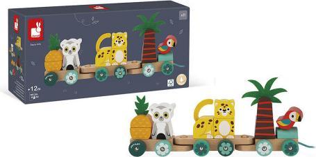 Actual product image Janod Tropics tropical cigolo train FSC