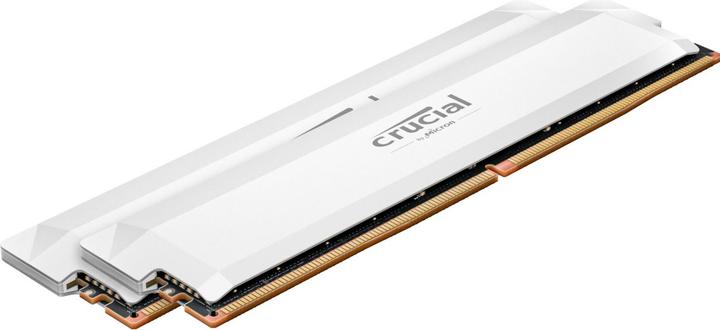 Actual product image Crucial Pro DDR5-6000 Kit 32GB 2x16GB UDIMM white Overclocking (2 x 16GB, 6000 MHz, DDR5 RAM, U-DIMM)