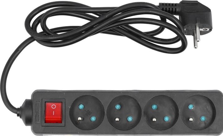 Immagine prodotto Toya Cavo di prolunga 1,5 m interruttore 4 prese (1.50 m, CEE 7/5)