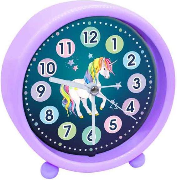 Produktbild bb Klostermann Wecker Einhorn lila