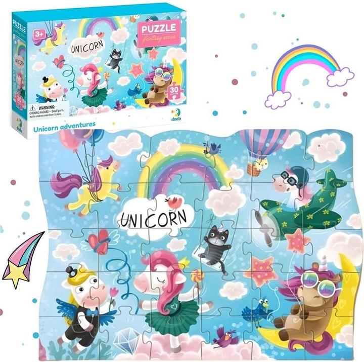 Produktbild Dodo Abenteuer Einhorn 30 Teile (30 Teile)