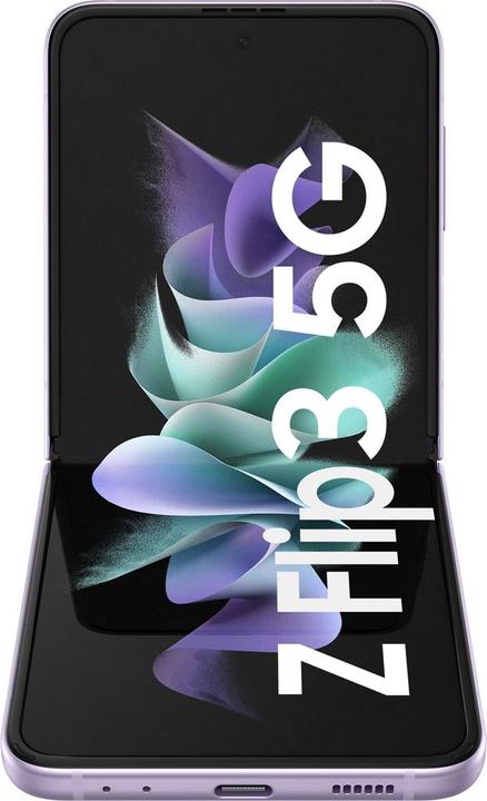 Produktbild Samsung Galaxy Z Flip3 5G EU (128 GB, Lavender, 6.70", SIM + eSIM, 5G)