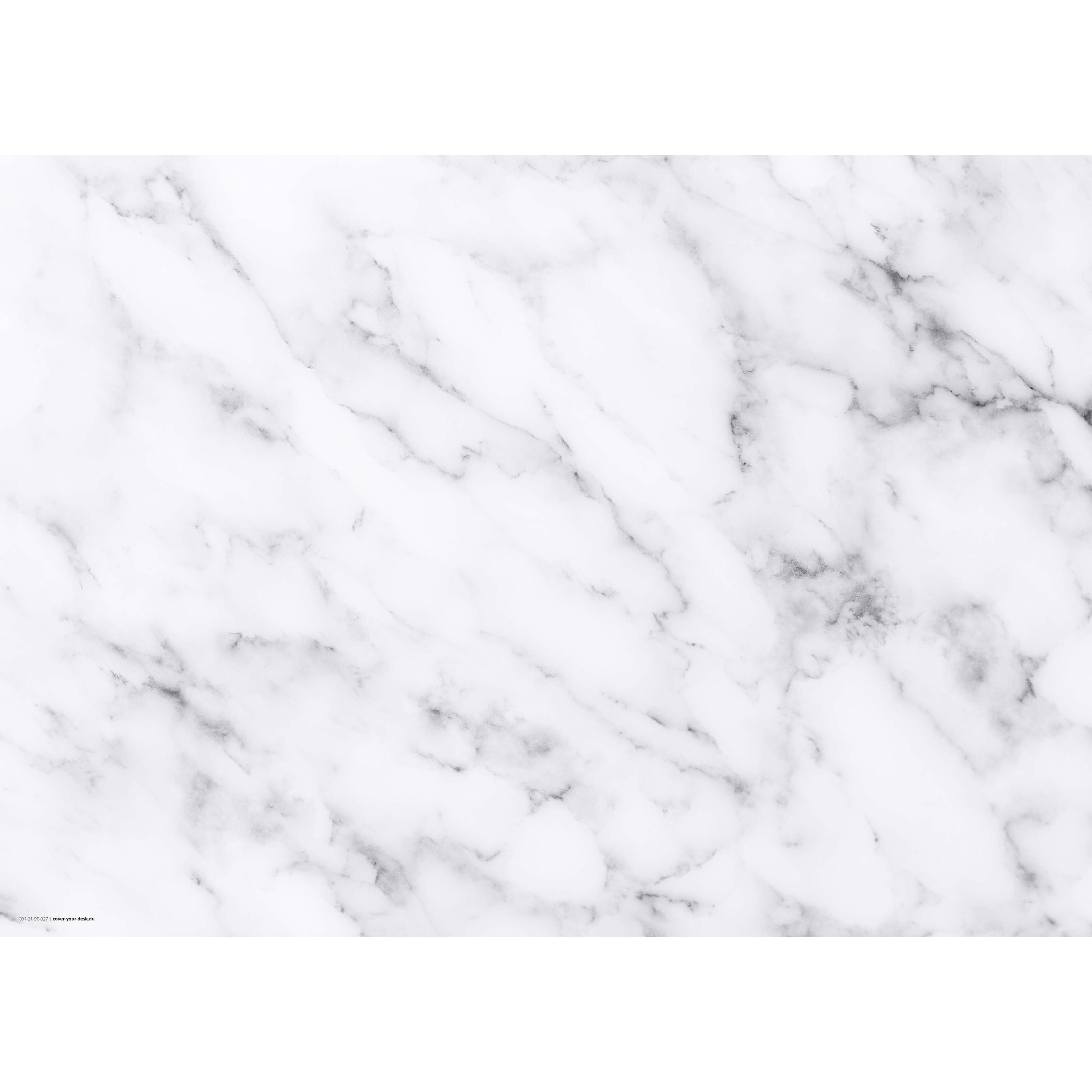 CoverYourDesk, Unterlage, Schreibtischunterlage Prachtvoller Weisser Marmor