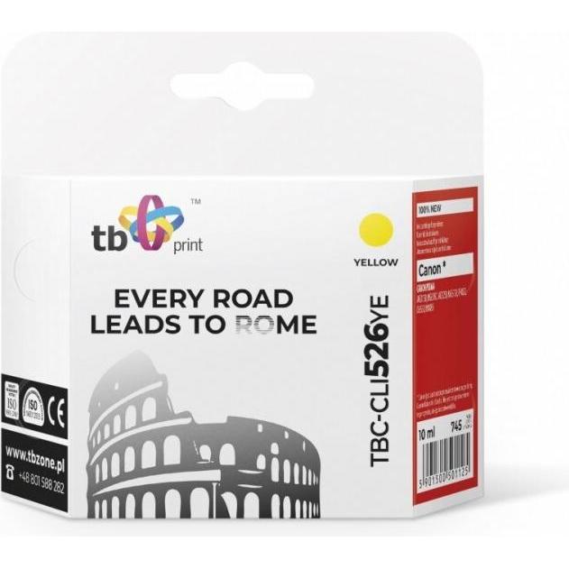 Print, Cartucce, Tusz do Canon PIXMA iP 4850 TBC-CLI526YE YE