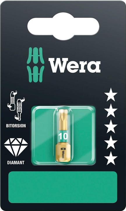 Actual product image Wera 867/1 BDC TX 10 x 25 mm SB (Hexagon socket TX)