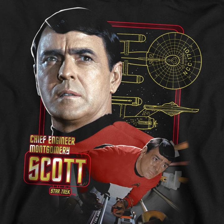 Actual product image Unisex Adult Chief Engineer Scott Sweatshirt (L)