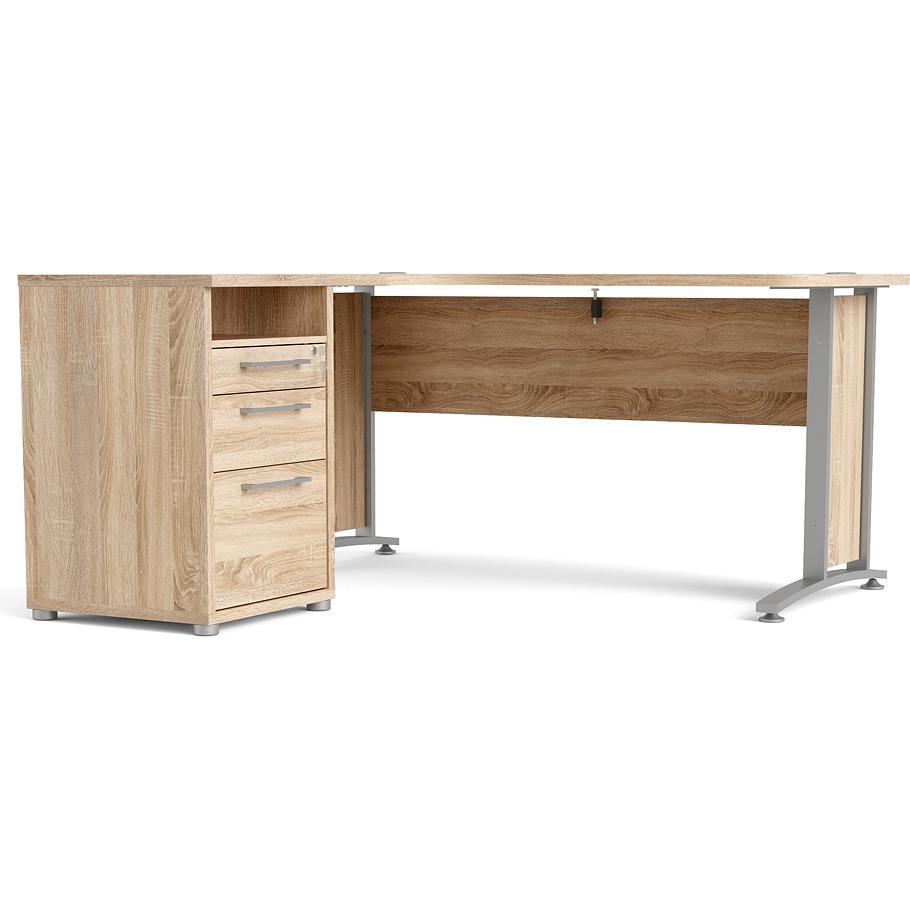 Ebuy24, Schreibtisch, Schreibtisch Prisme (75 x 159 x 151 cm)