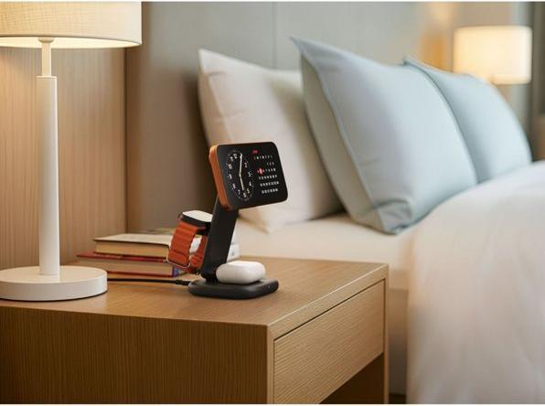 Produktbild Satechi 3-in-1 Foldable Qi2 Chaging Stand Space Black