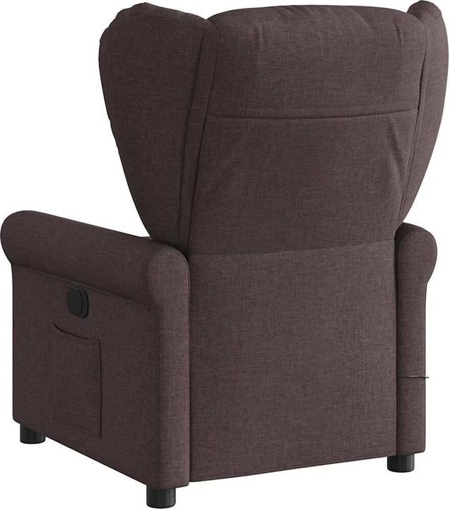 Immagine prodotto vidaXL Sedia da massaggio elettrica in tessuto marrone scuro