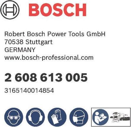 Produktbild Bosch Professional Zubehör Polierschwamm für Exzenterschleifer, Klett, 130 mm