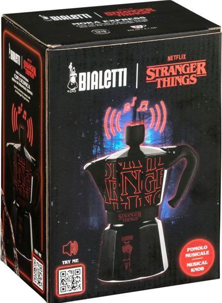 Image du produit Bialetti Espressokanne Stranger Things, 6 Tassen, Schwarz / Rot (6 T.)