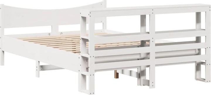 Actual product image vidaXL Bed with pine headboard (140 x 200)
