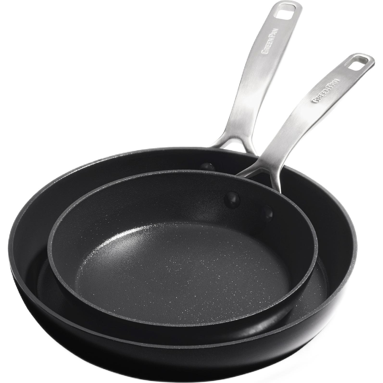 Greenpan Nero Copenhagen 2-Delige Pannenset Met Keramische Antikleeflaag 20/28Cm, Padella + Pentola,
