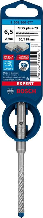 Image du produit Bosch Professional Zubehör Foret marteau EXPERT SDS plus-7X, 6,5 x 50 x 115 mm (6,5 mm)