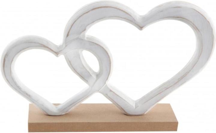 Actual product image Santex Décoration coeurs blancs