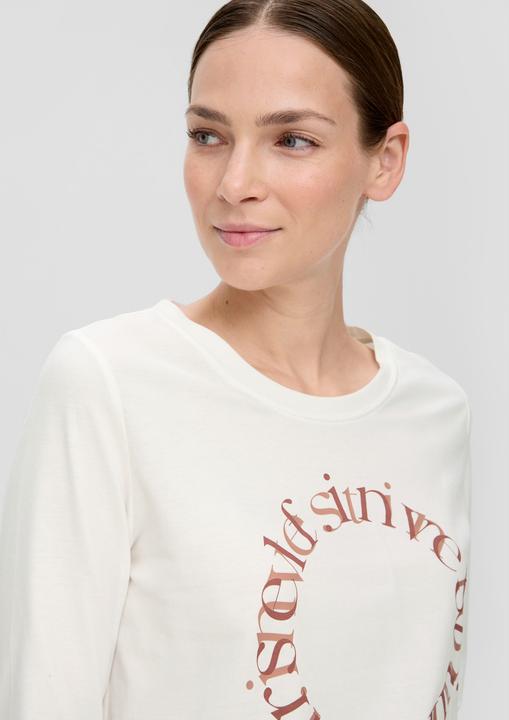 Produktbild s.Oliver T-Shirt Longsleeve mit Statement-Print (44)