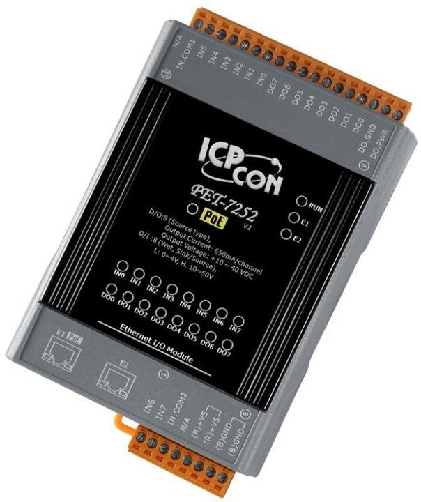 Produktbild Moxa MODBUS/TCP I/O MODULE, 2x LAN