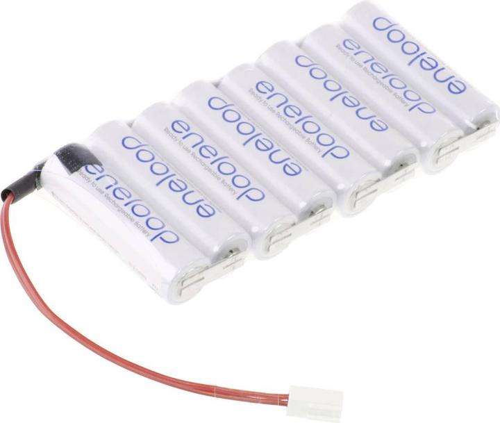 Produktbild Sanyo s-akku eneloop 2000/9,6v futaba fx14/18 (9.60 V, 1900 mAh)