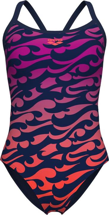 Actual product image Arena Women's Surfs Up Swimsuit Lightdrop Back (42)