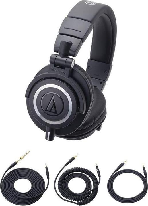 Immagine prodotto Audio-Technica ATH-M50x (Nessuna soppressione del rumore, Cablato)