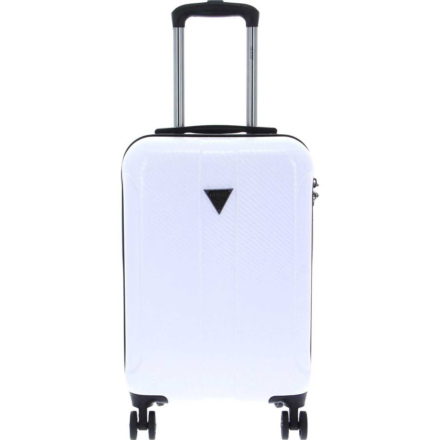 Guess, Valigia, Valigia Lustre2 8 ruote 18, Bianco