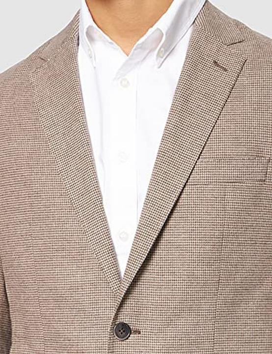 Actual product image Hackett Stretch Flannel Puppytooth Unlined Blazer Shirt Jacket (34)