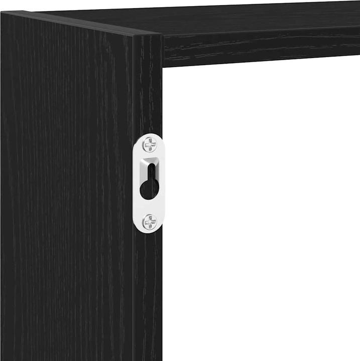 Image du produit vidaXL Étagère cube 7 compartiments Noir Bois composite (100 x 18 x 100 cm)