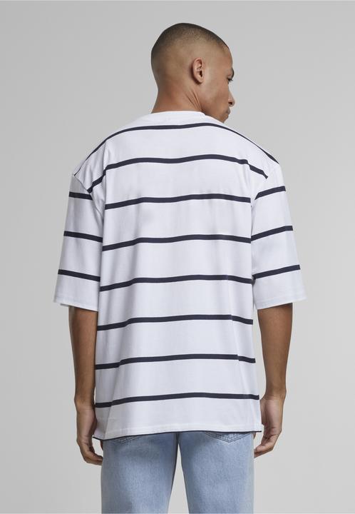 Produktbild Urban Classics Oversized Sleeve Modern Stripe Tee - 139403 (L)